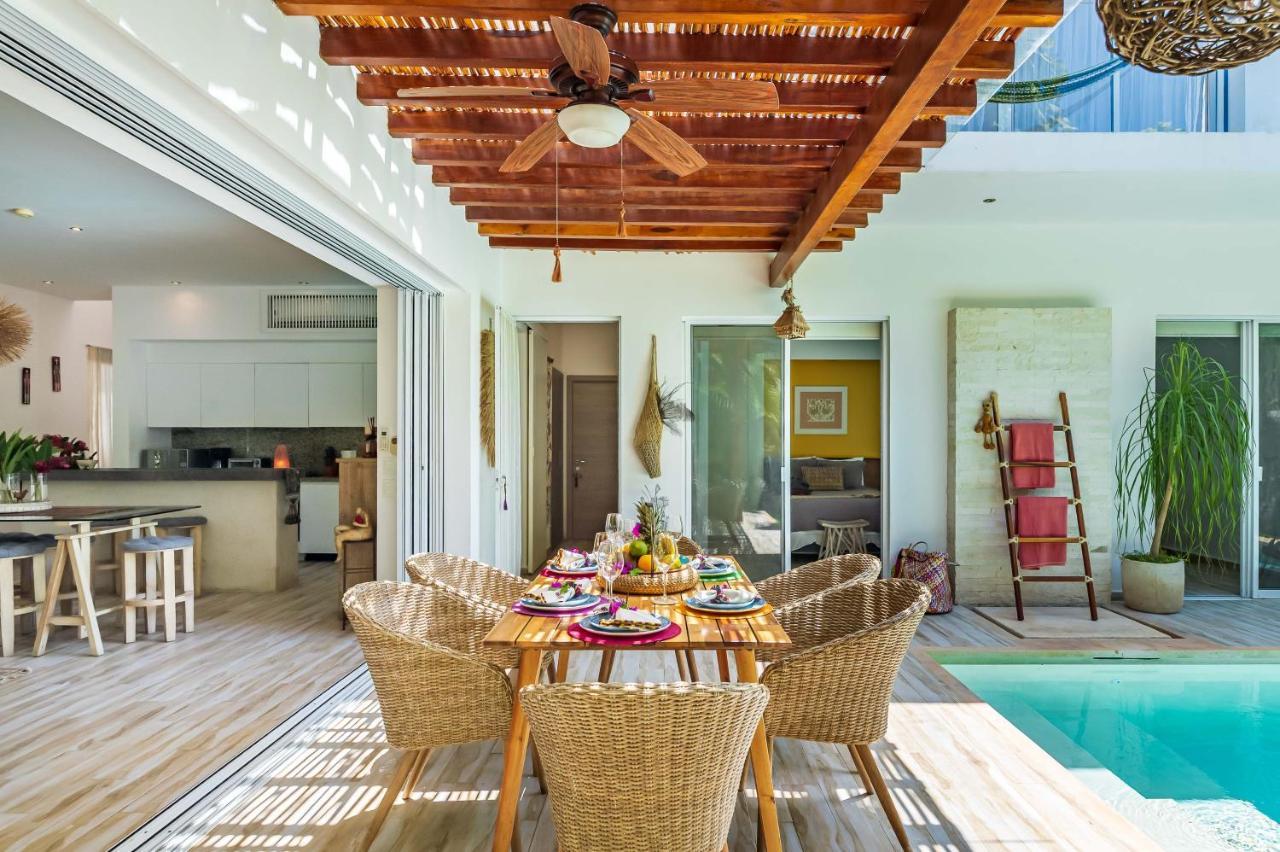 Chic & Mexican Villa, A True Oasis Pool, Security Tulum Bagian luar foto